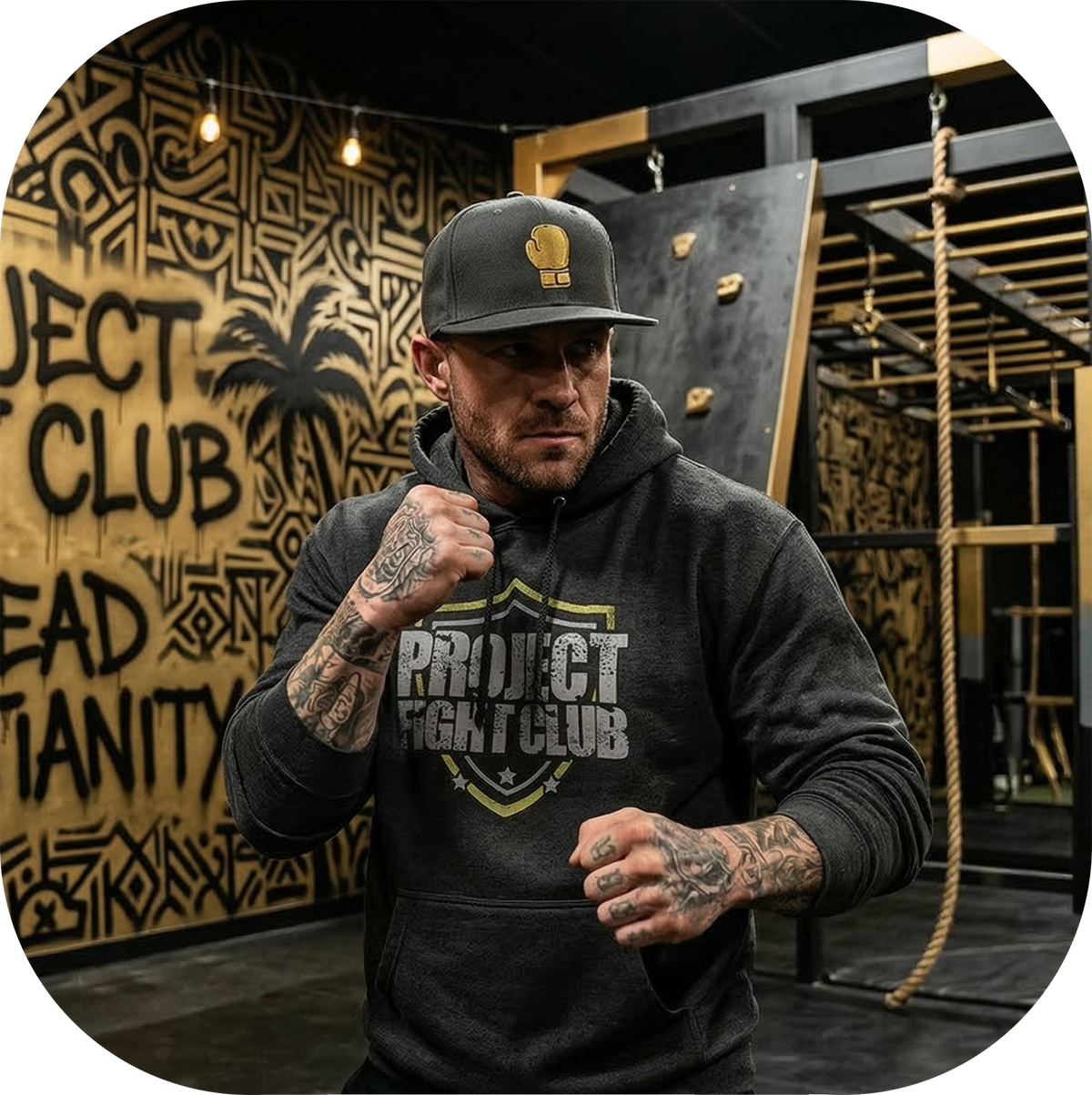 CHARCOAL HEATHER HEAVYWEIGHT HOODIE - SPREAD CHRISTIANITY