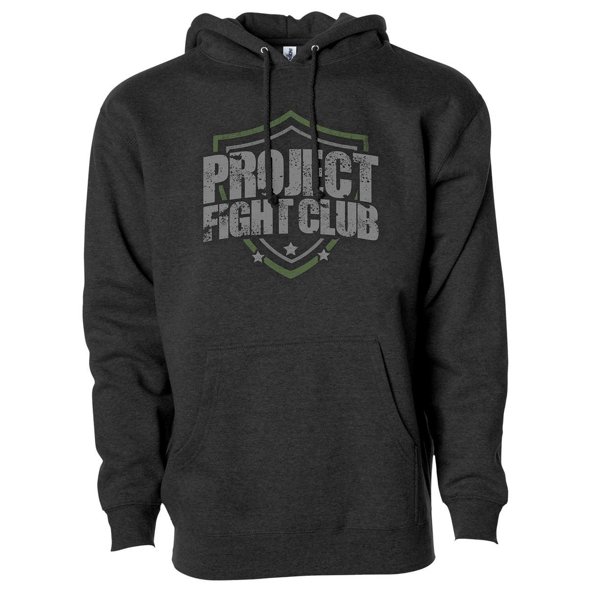 CHARCOAL HEAVYWEIGHT HOODIE - HONOR SOLDIERS & VETERANS