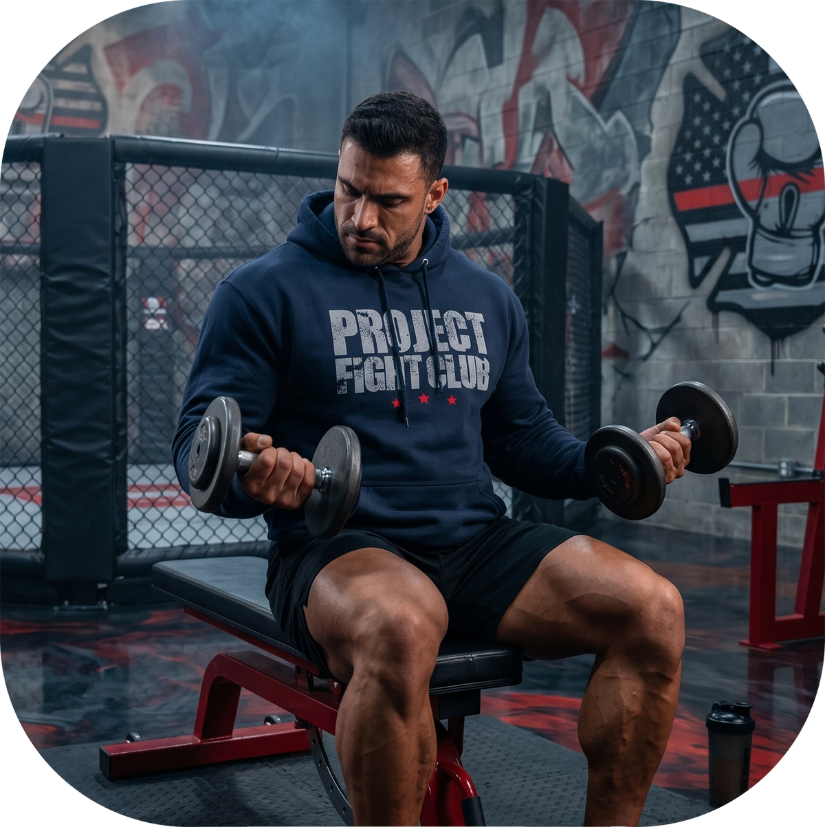 SLATE BLUE HEAVYWEIGHT HOODIE - HONOR FIREFIGHTERS & EMTs