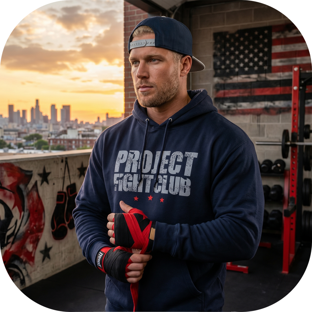 SLATE BLUE HEAVYWEIGHT HOODIE - HONOR FIREFIGHTERS & EMTs