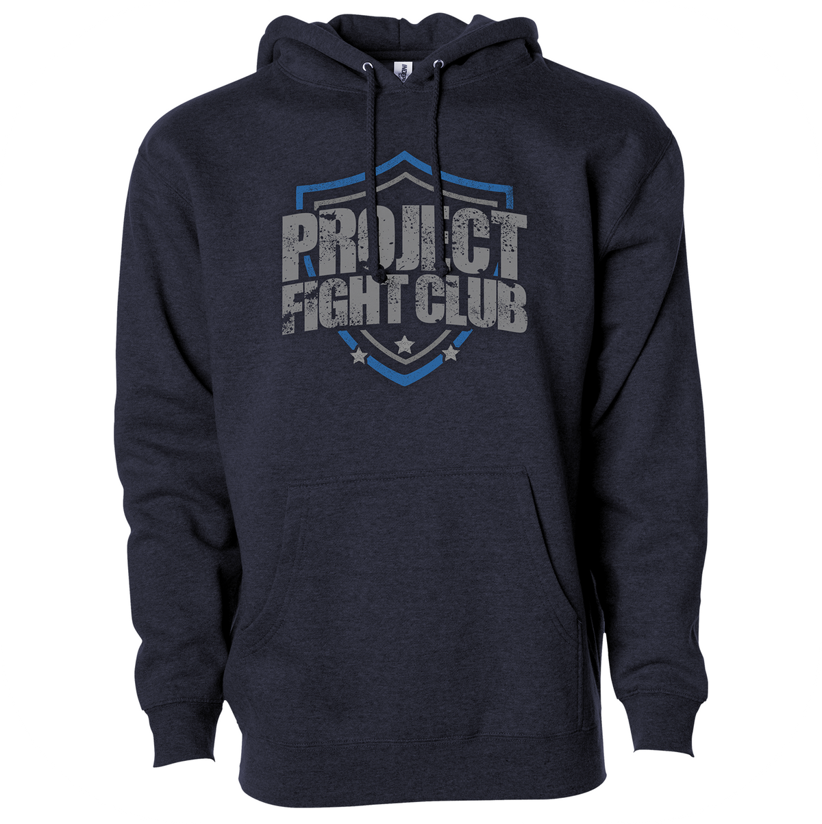 DARK BLUE HEAVYWEIGHT HOODIE - SUPPORT POLICE