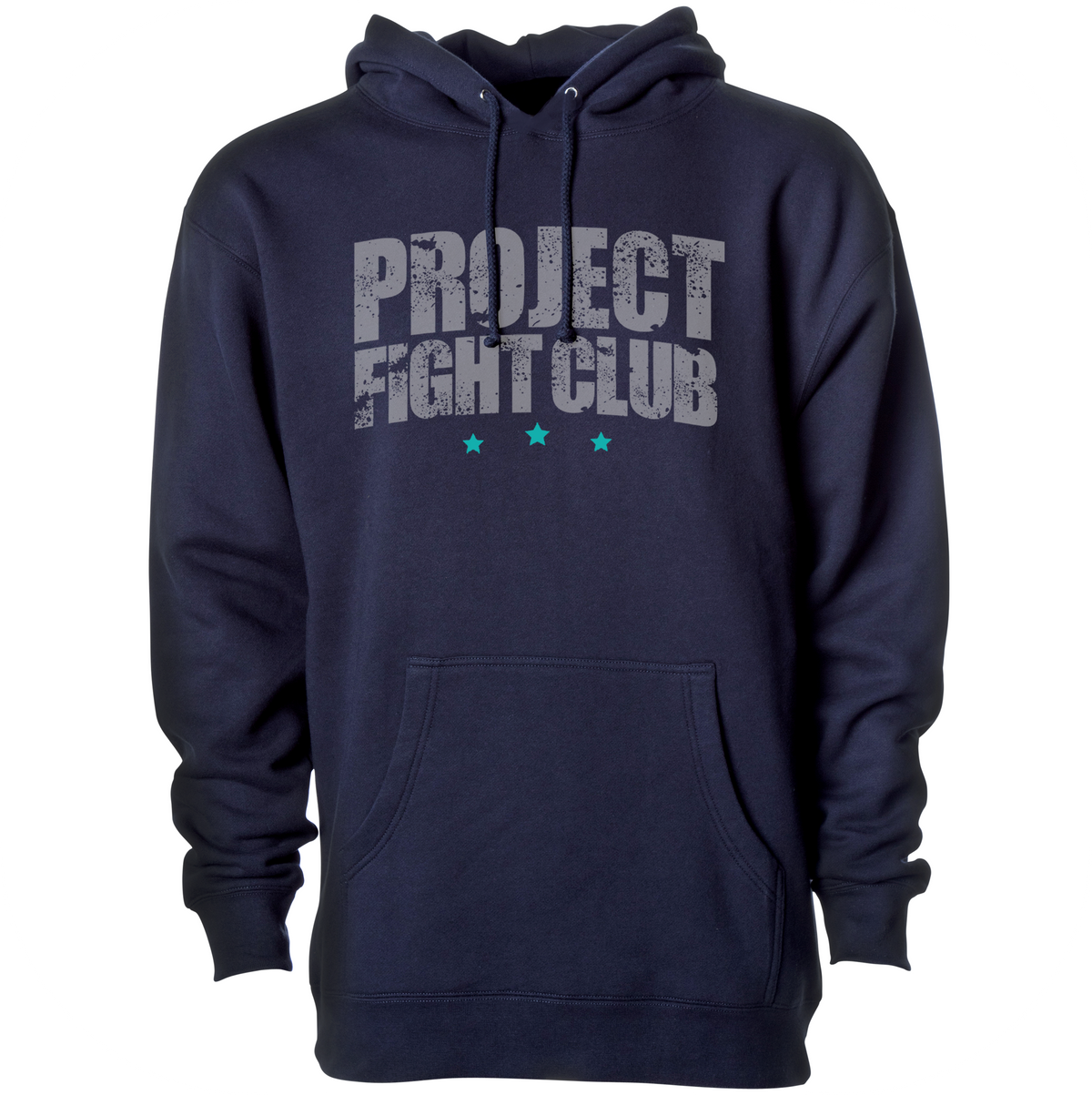 SLATE BLUE HEAVYWEIGHT HOODIE - FIGHT ADDICTION