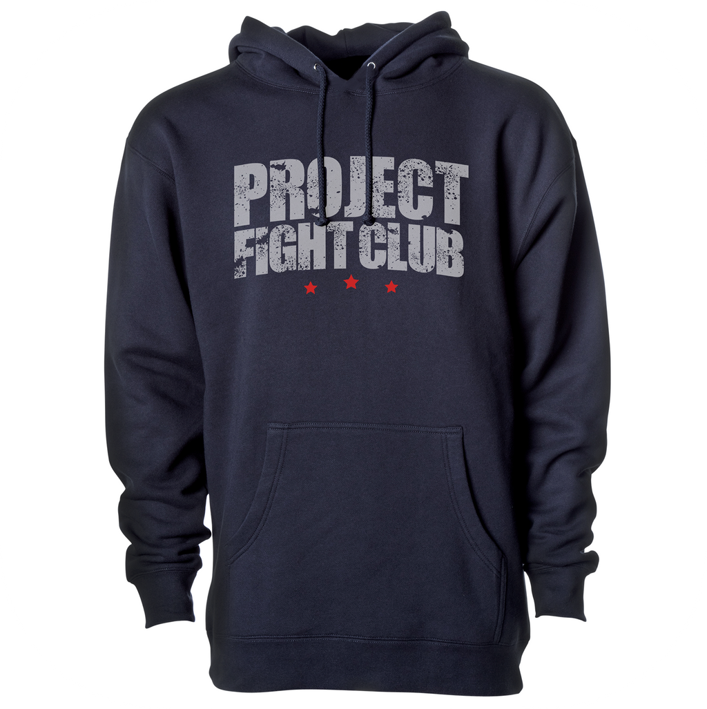 SLATE BLUE HEAVYWEIGHT HOODIE - HONOR FIREFIGHTERS & EMTs