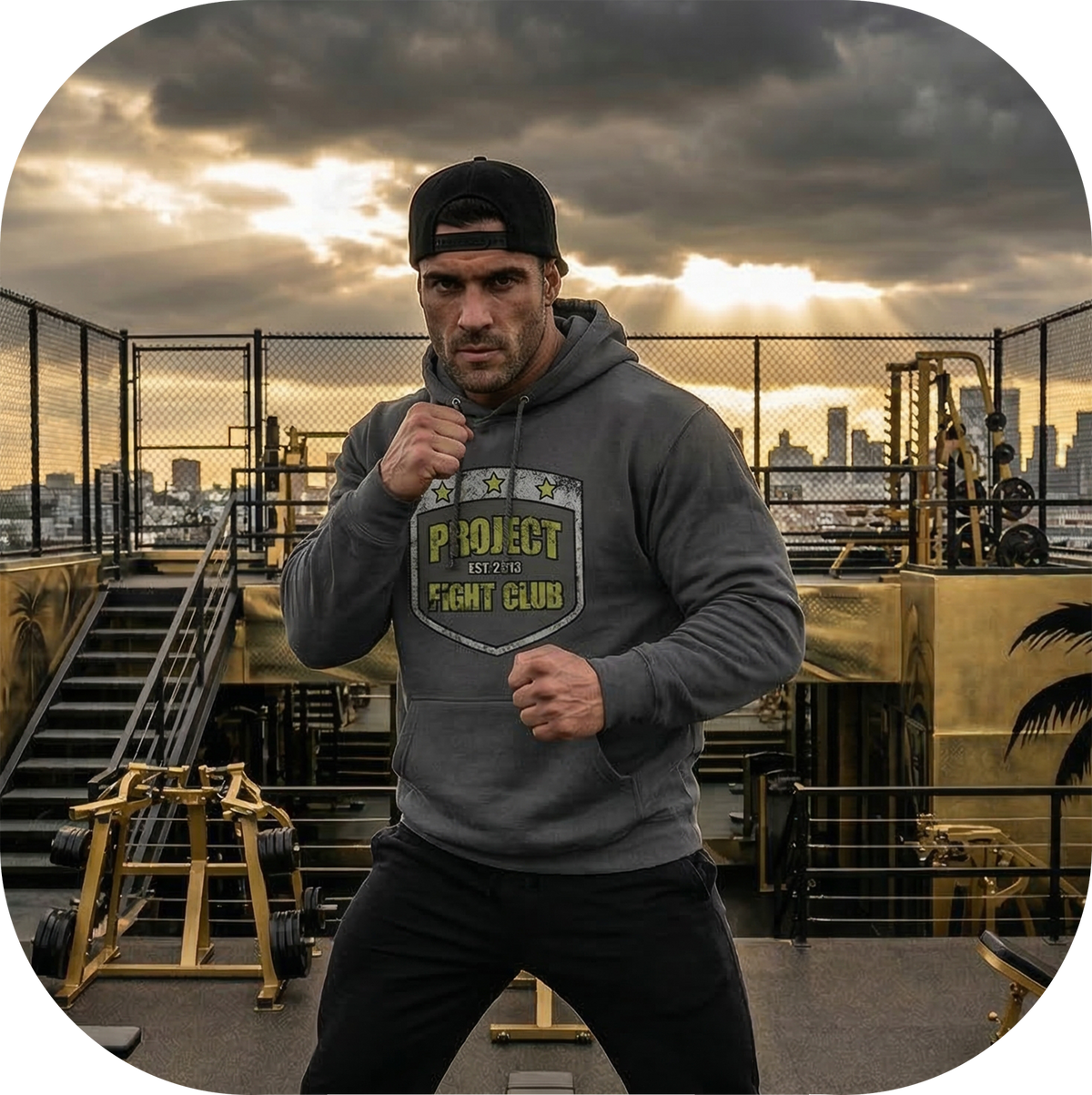 CHARCOAL HEAVYWEIGHT HOODIE #2 - SPREAD CHRISTIANITY