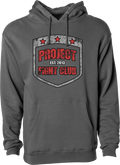 CHARCOAL HEAVYWEIGHT HOODIE - HONOR FIREFIGHTERS & EMTs
