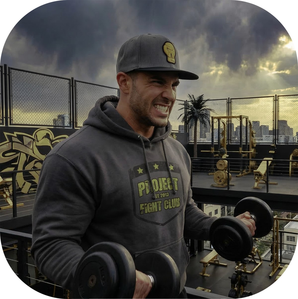 CHARCOAL HEAVYWEIGHT HOODIE - SPREAD CHRISTIANITY