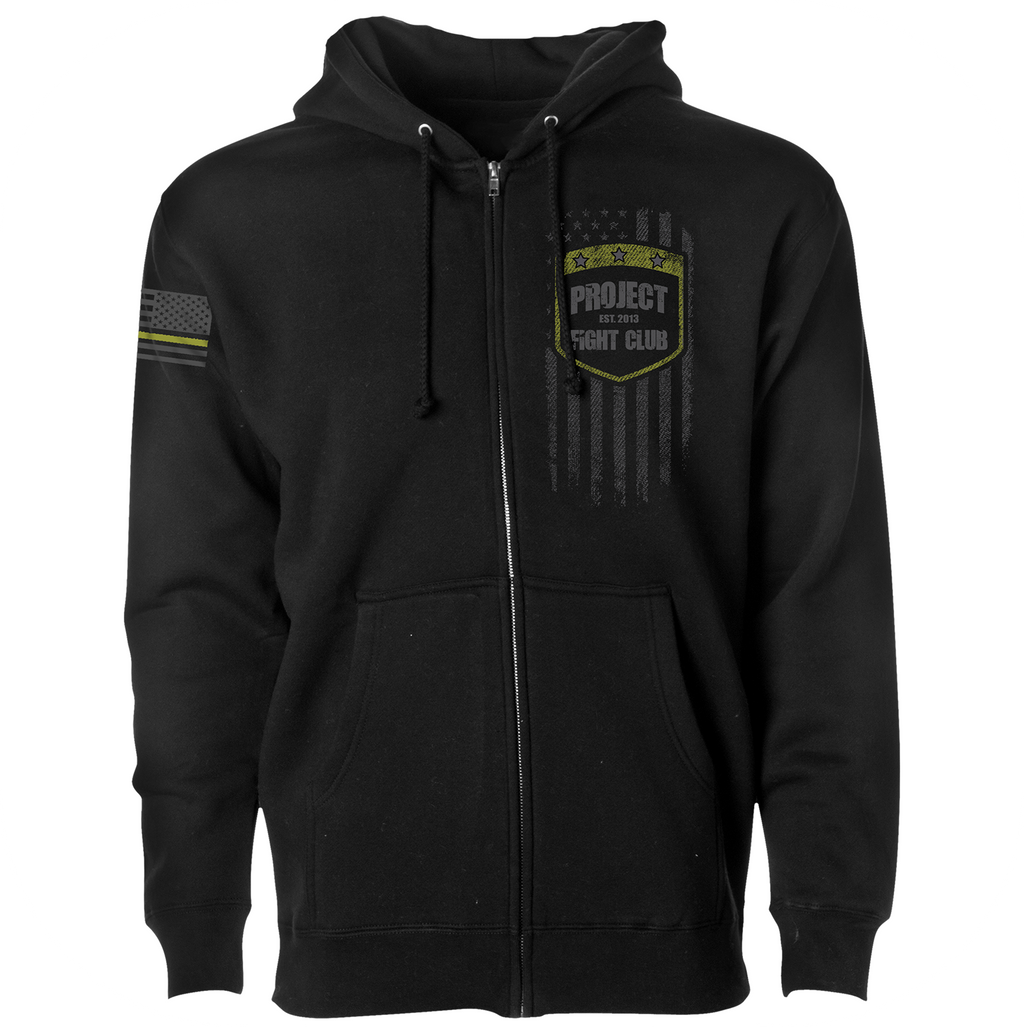 BLACK HEAVYWEIGHT ZIP HOODIE #2 - SPREAD CHRISTIANITY