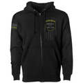 BLACK HEAVYWEIGHT ZIP HOODIE #2 - SPREAD CHRISTIANITY