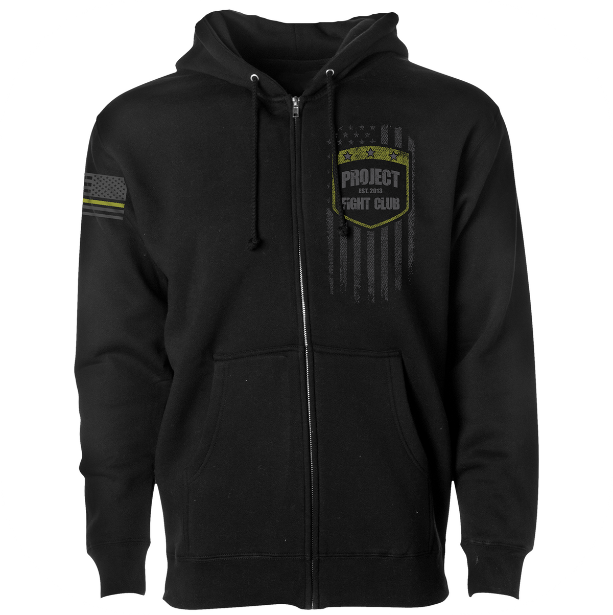 BLACK HEAVYWEIGHT ZIP HOODIE #2 - SPREAD CHRISTIANITY