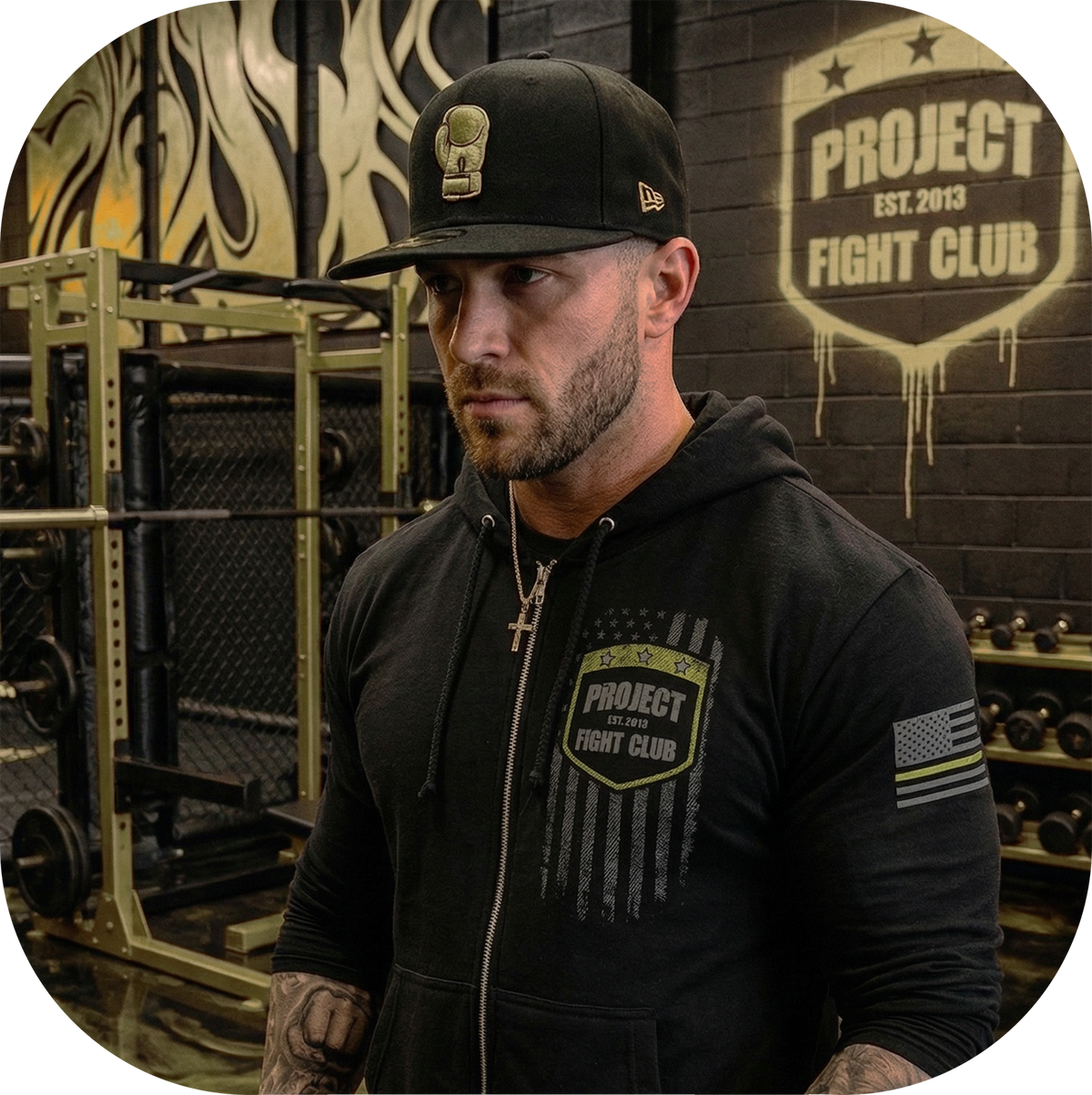 BLACK HEAVYWEIGHT ZIP HOODIE #2 - SPREAD CHRISTIANITY