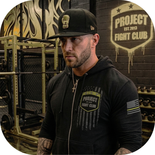 BLACK HEAVYWEIGHT ZIP HOODIE #2 - SPREAD CHRISTIANITY