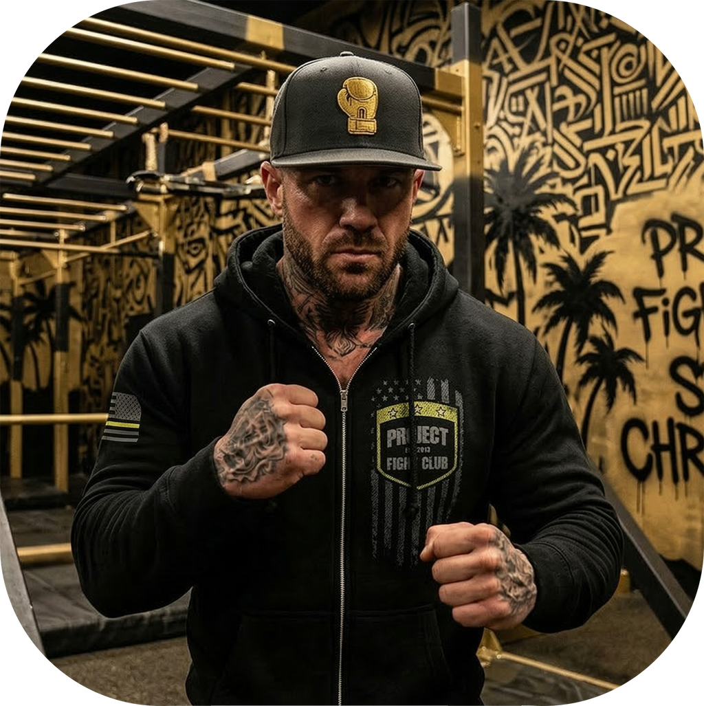 BLACK HEAVYWEIGHT ZIP HOODIE #2 - SPREAD CHRISTIANITY