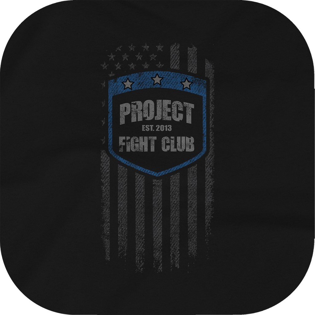 BLACK HEAVYWEIGHT ZIP HOODIE #2 - SUPPORT POLICE
