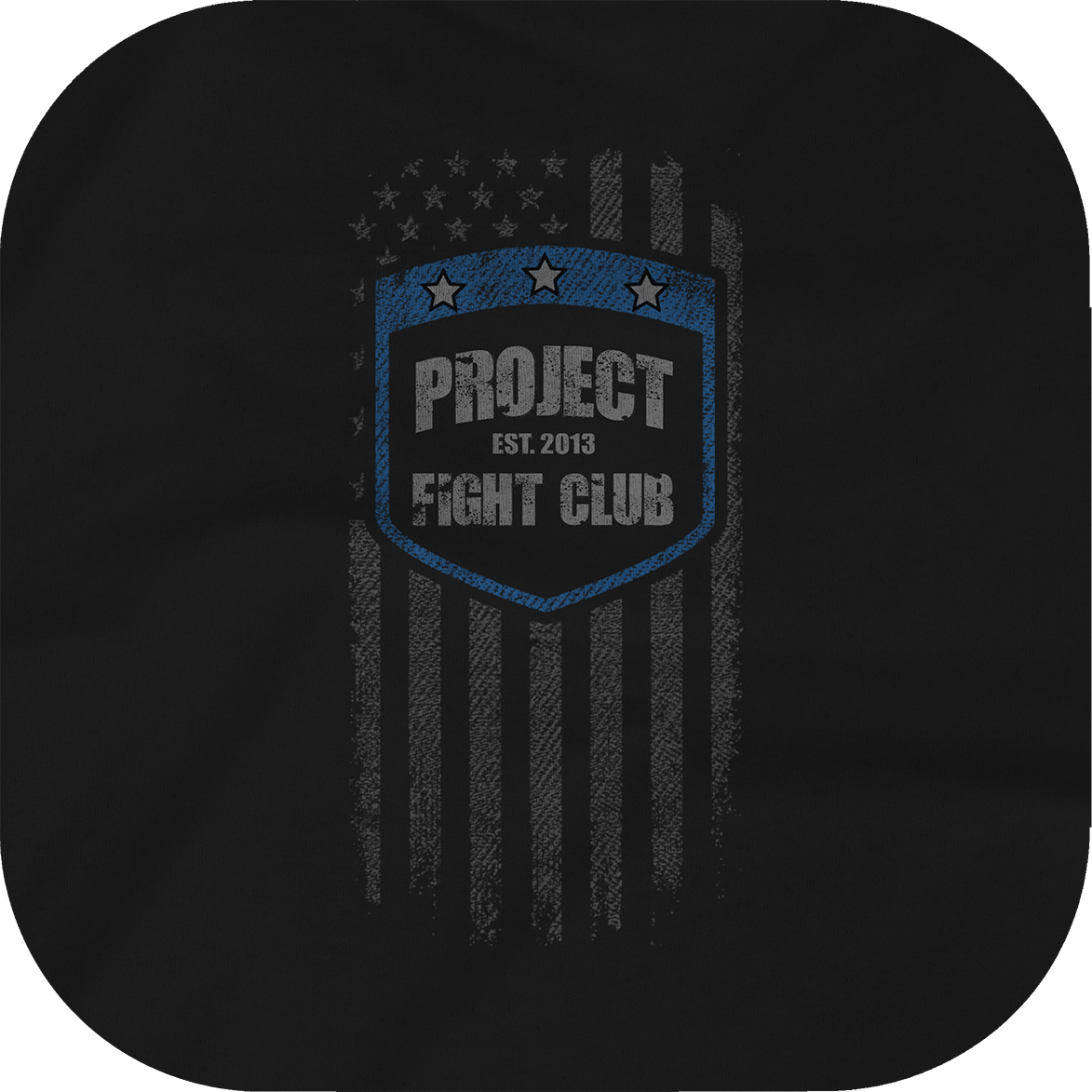 BLACK HEAVYWEIGHT ZIP HOODIE #2 - SUPPORT POLICE