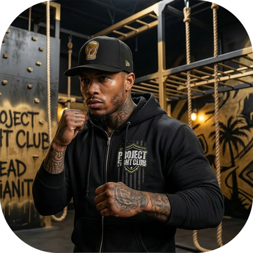 BLACK HEAVYWEIGHT ZIP HOODIE - SPREAD CHRISTIANITY