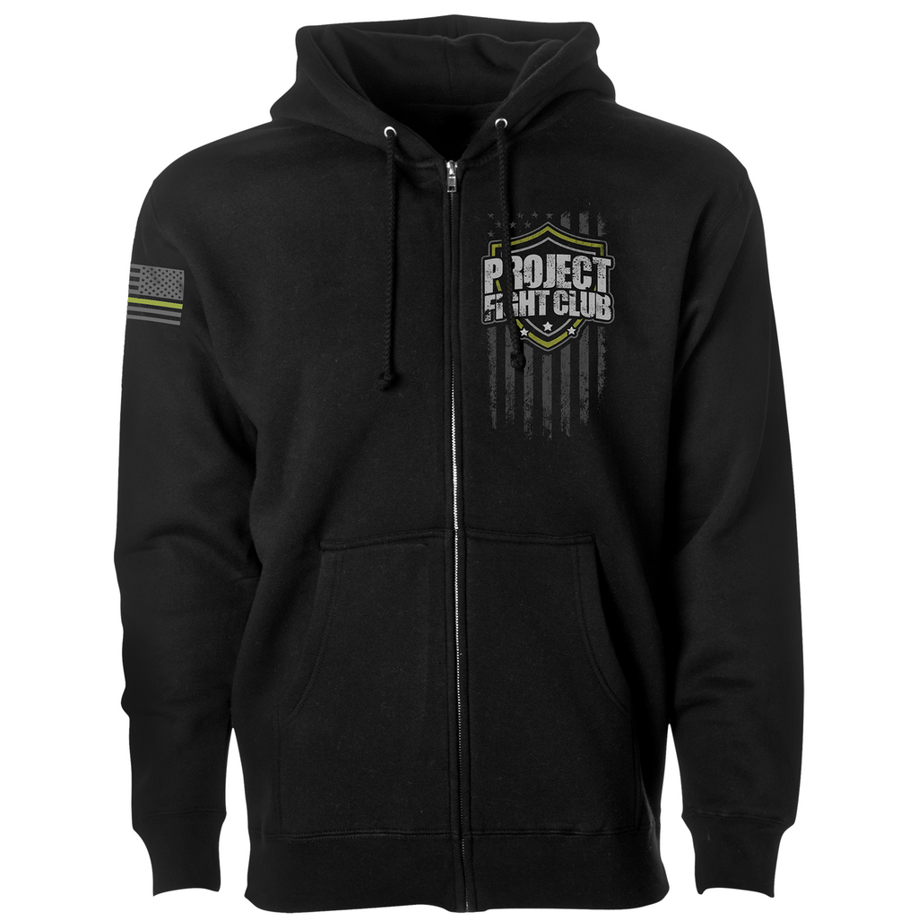 BLACK HEAVYWEIGHT ZIP HOODIE - SPREAD CHRISTIANITY
