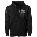 BLACK HEAVYWEIGHT ZIP HOODIE - SPREAD CHRISTIANITY