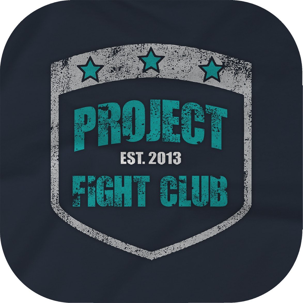 NAVY HEAVYWEIGHT ZIP HOODIE - FIGHT ADDICTION