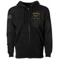 BLACK HEAVYWEIGHT ZIP HOODIE #2 - PROTECT ANIMALS & WILDLIFE