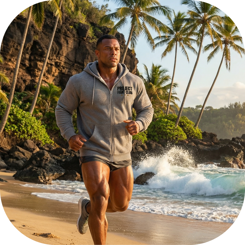 GUNMETAL HEAVY ZIP HOODIE - PROTECT ANIMALS & WILDLIFE
