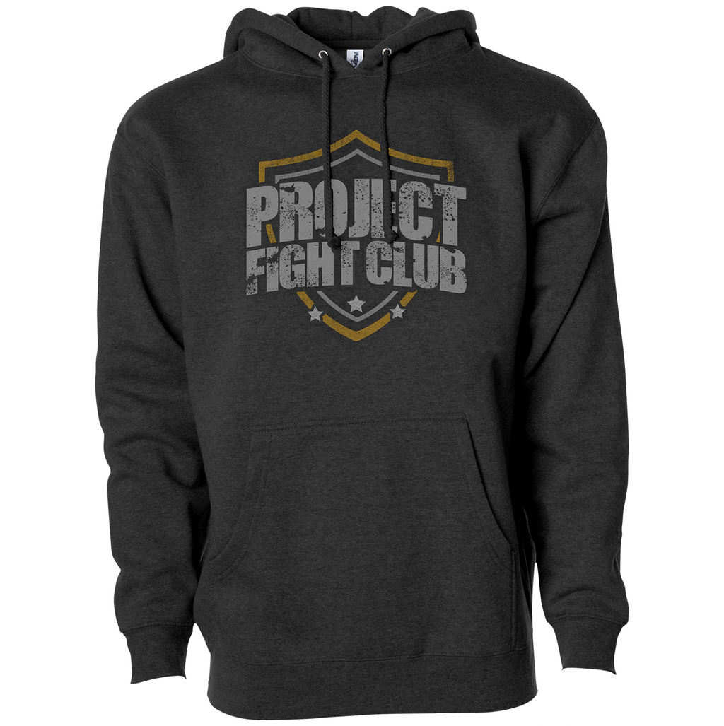 CHARCOAL HEATHER HEAVYWEIGHT HOODIE - PROTECT ANIMALS & WILDLIFE