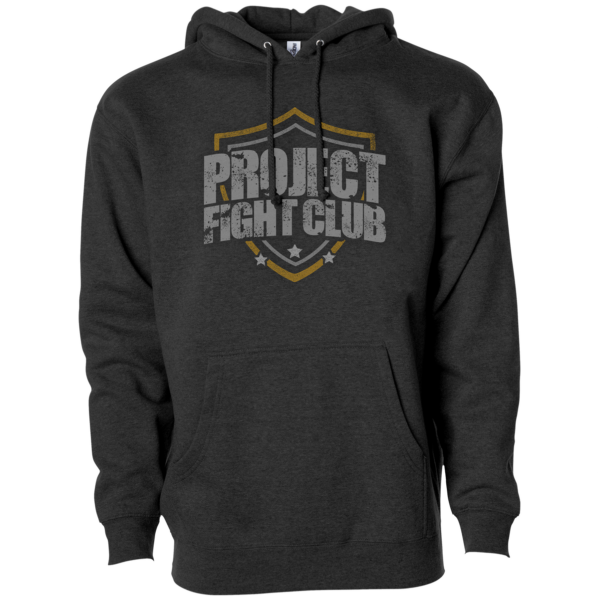 CHARCOAL HEATHER HEAVYWEIGHT HOODIE - PROTECT ANIMALS & WILDLIFE