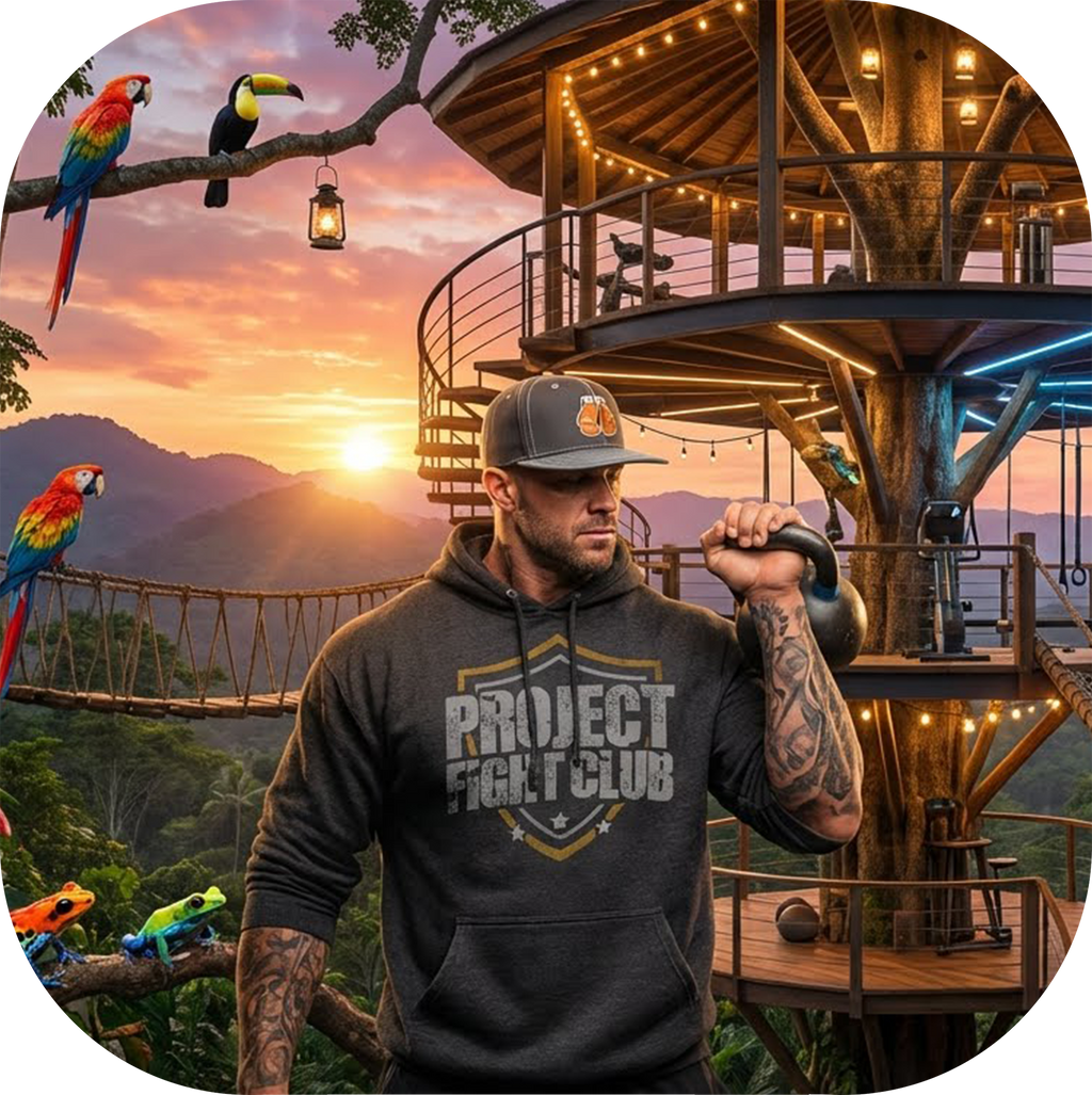 CHARCOAL HEATHER HEAVYWEIGHT HOODIE - PROTECT ANIMALS & WILDLIFE