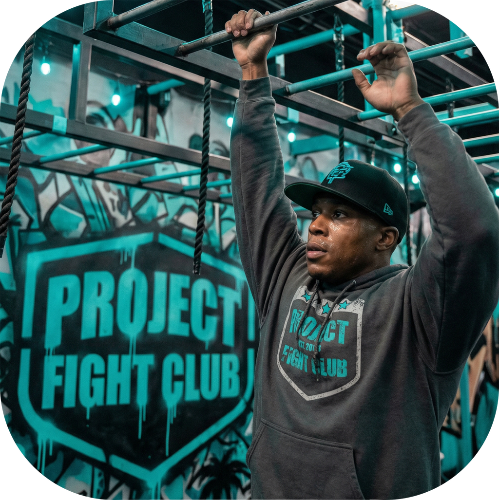 CHARCOAL HEAVYWEIGHT HOODIE #2 - FIGHT ADDICTION