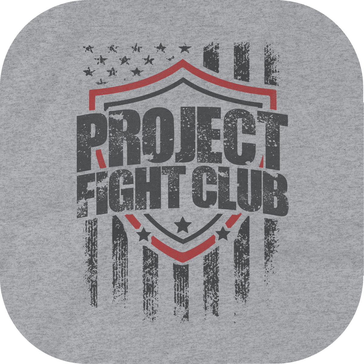 TRIBLEND GREY CROPPED HOODIE #2 - HONOR FIREFIGHTERS & EMTs