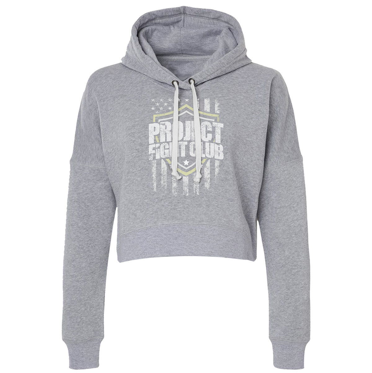 TRIBLEND GREY CROPPED HOODIE #2 - SPREAD CHRISTIANITY