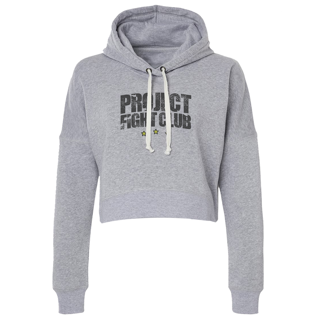 TRIBLEND GREY CROPPED HOODIE #3 - SPREAD CHRISTIANITY