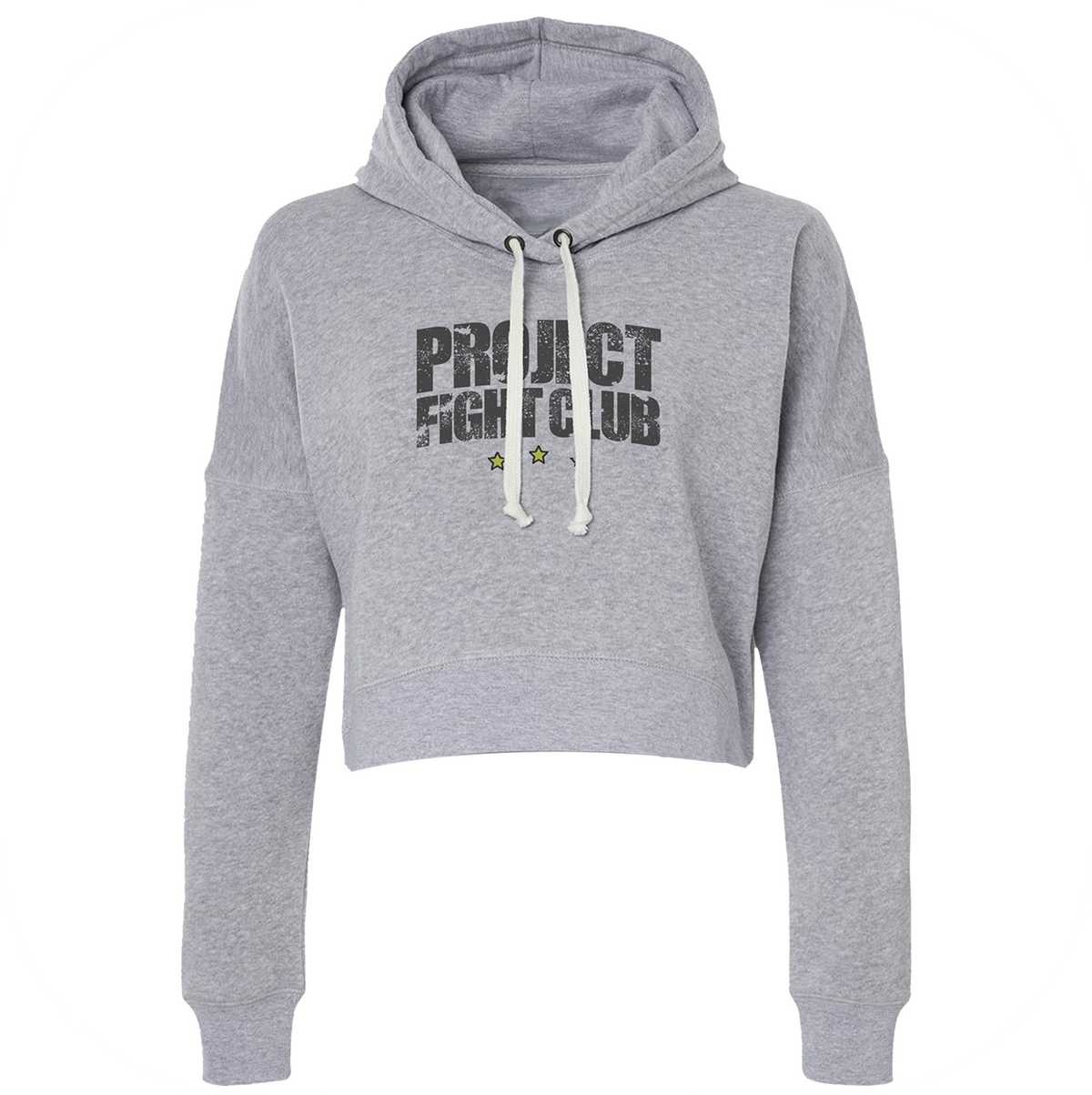 TRIBLEND GREY CROPPED HOODIE #3 - SPREAD CHRISTIANITY