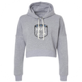GREY TRI BLEND CROPPED HOODIE 4 - SUPPORT POLICE
