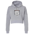TRIBLEND GREY CROPPED HOODIE - HONOR FIREFIGHTERS & EMTs