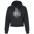TRIBLEND BLACK CROPPED HOODIE #2 - SPREAD CHRISTIANITY