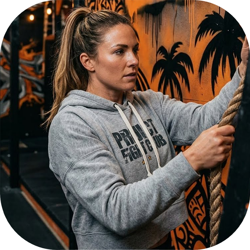 GREY TRI-BLEND CROPPED HOODIE #3 - PROTECT ANIMALS & WILDLIFE