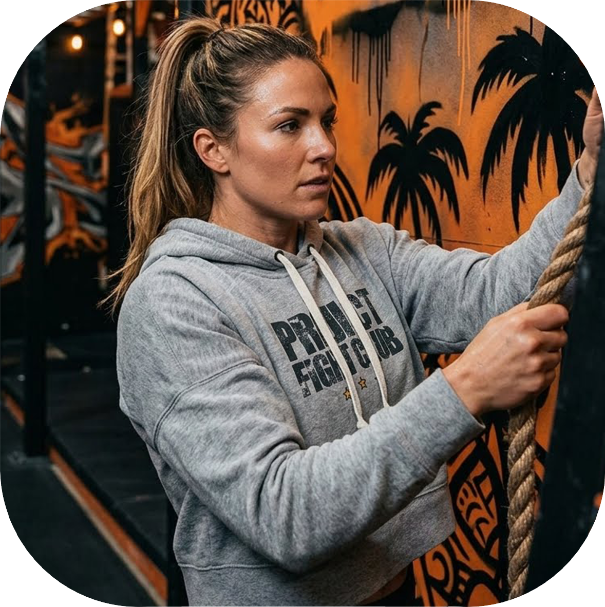 GREY TRI-BLEND CROPPED HOODIE #3 - PROTECT ANIMALS & WILDLIFE