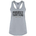 WOMENS SILVER RACERBACK TANK #2 - PROTECT ANIMALS & WILDLIFE