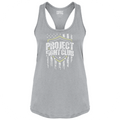Gray tank top with 'Project Fight Club' logo on a white background