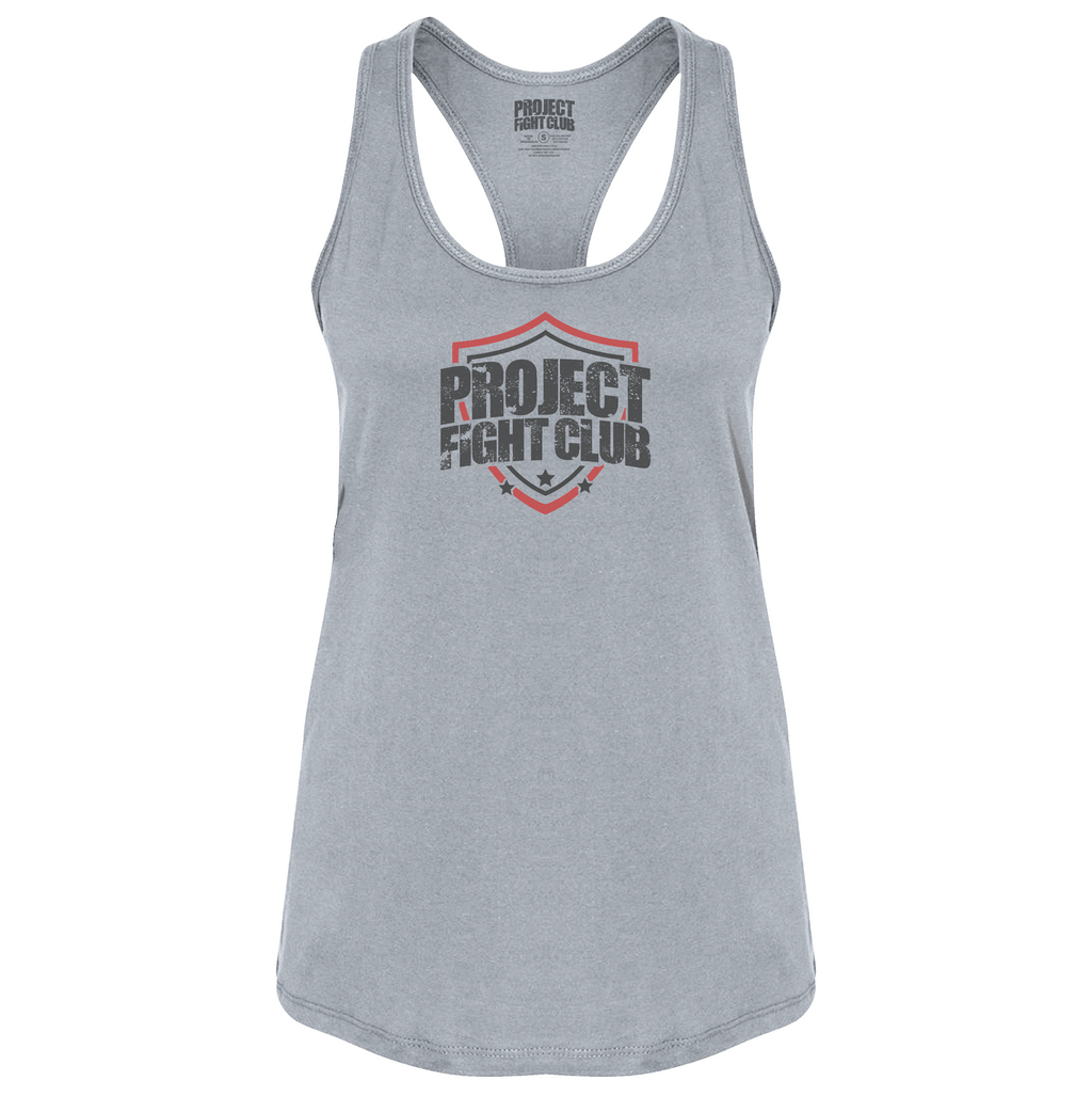 GREY RACERBACK TANK 3 - HONOR FIREFIGHTERS & EMTs