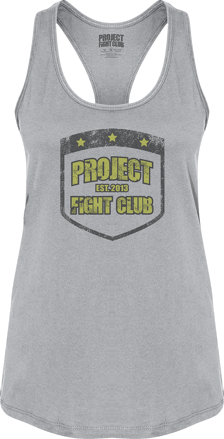 WOMENS SILVER RACERBACK TANK #3 - SPREAD CHRISTIANITY