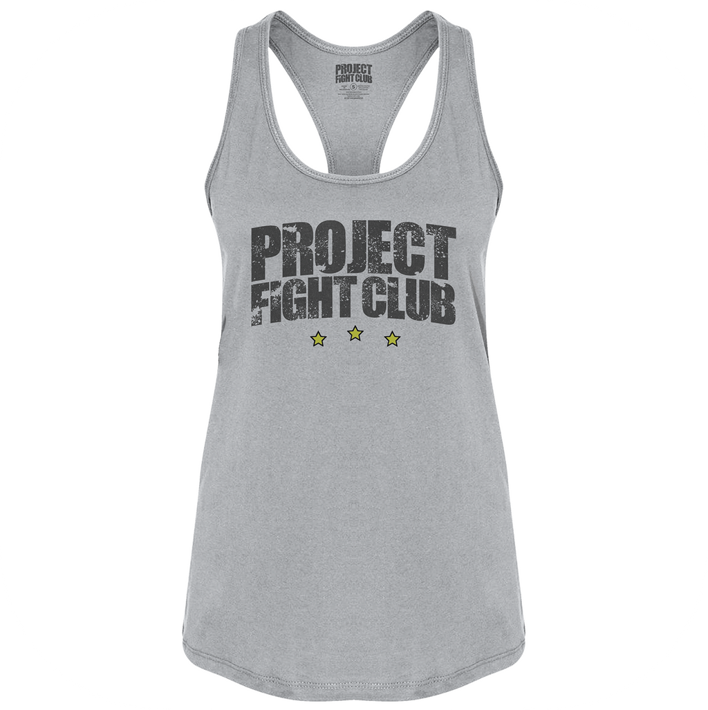 WOMENS SILVER RACERBACK TANK - SPREAD CHRISTIANITY