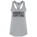 WOMENS SILVER RACERBACK TANK - SPREAD CHRISTIANITY