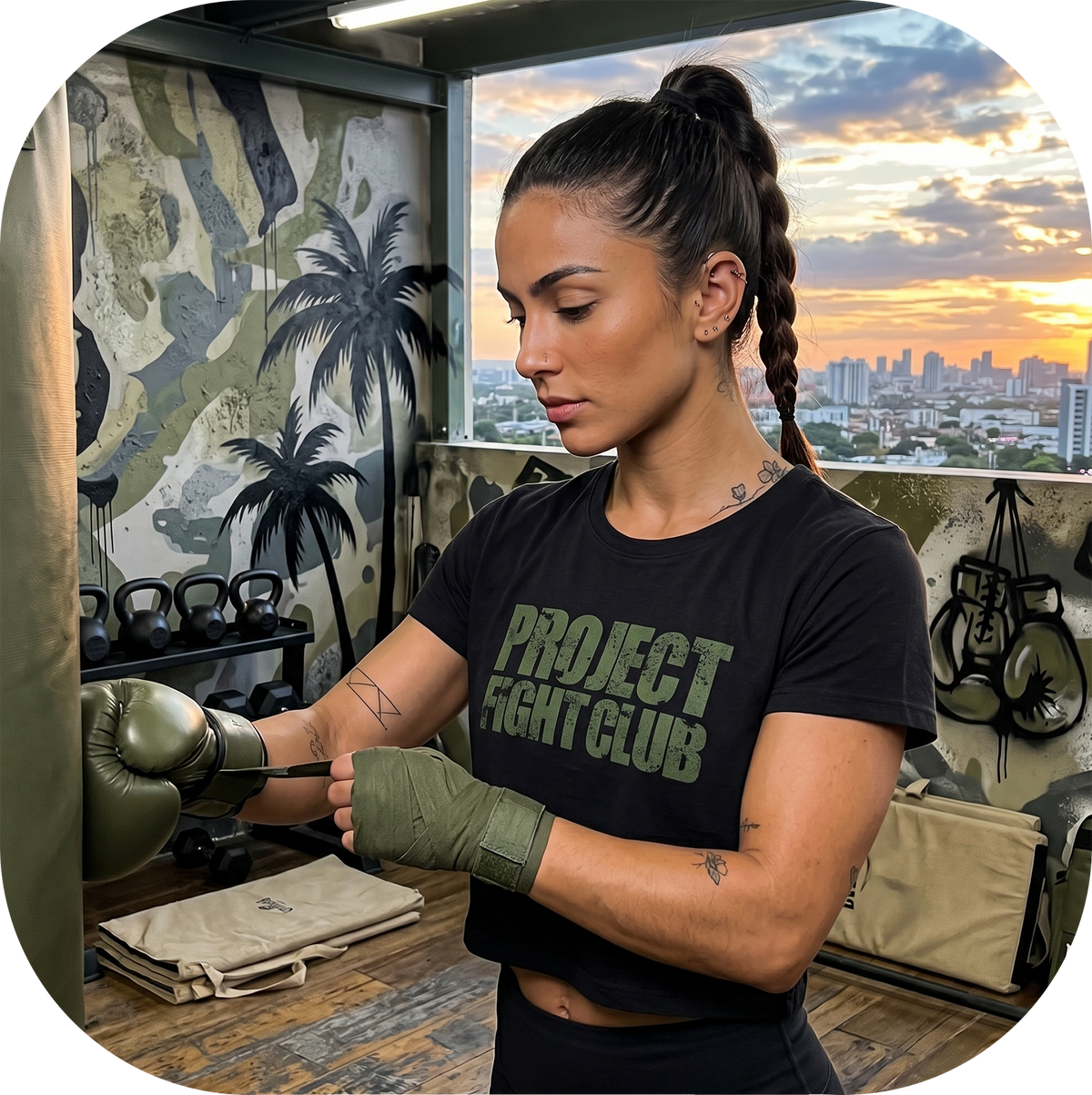 WOMENS BLACK CROPPED TEE 2 - HONOR SOLDIERS & VETERANS