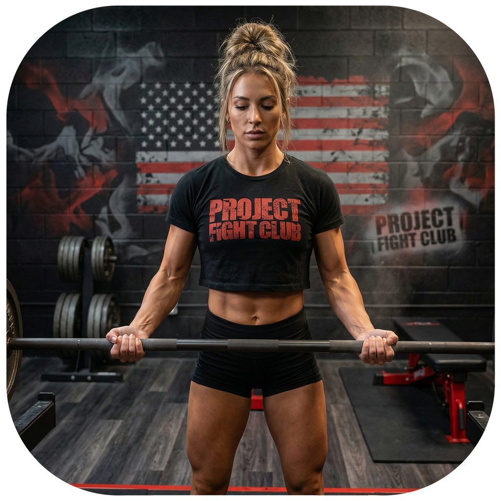 WOMENS BLACK CROP TEE 2 - HONOR FIREFIGHTERS & EMTs