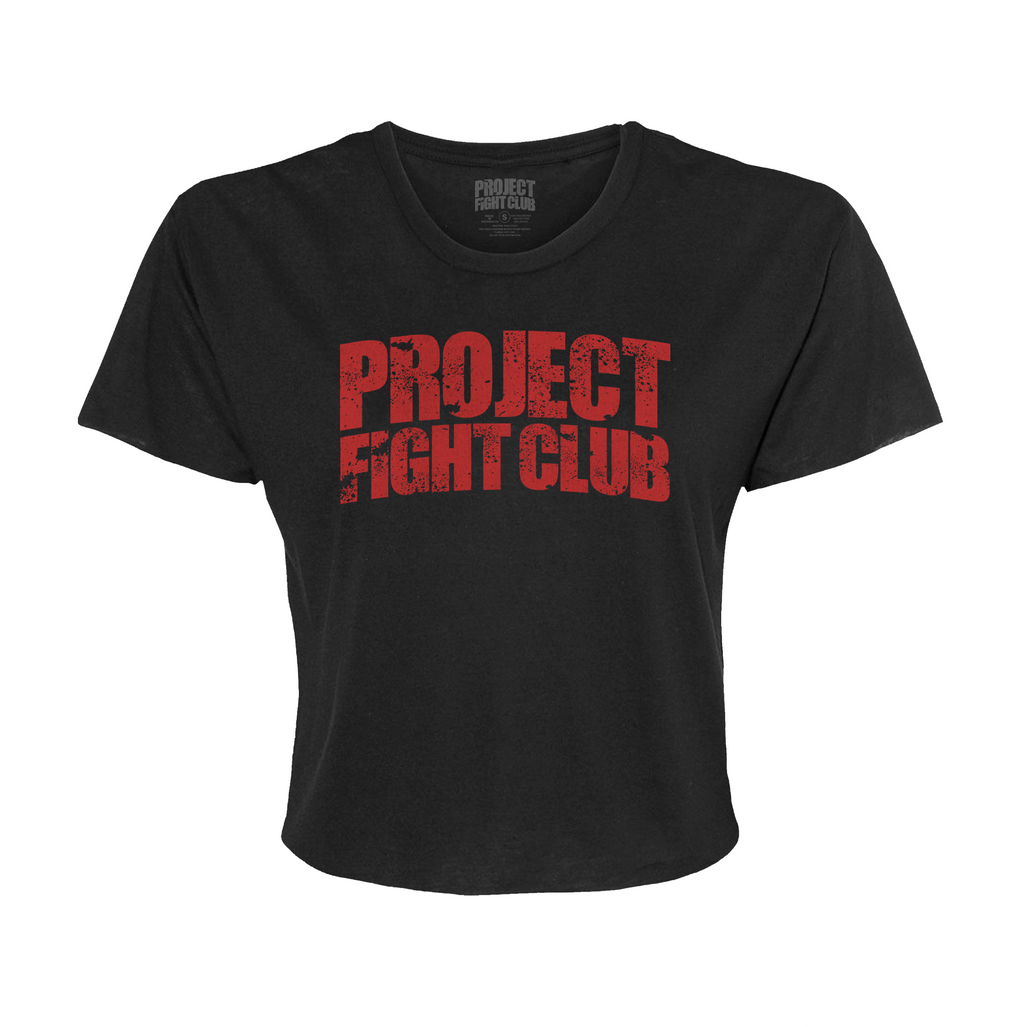 WOMENS BLACK CROP TEE 2 - HONOR FIREFIGHTERS & EMTs
