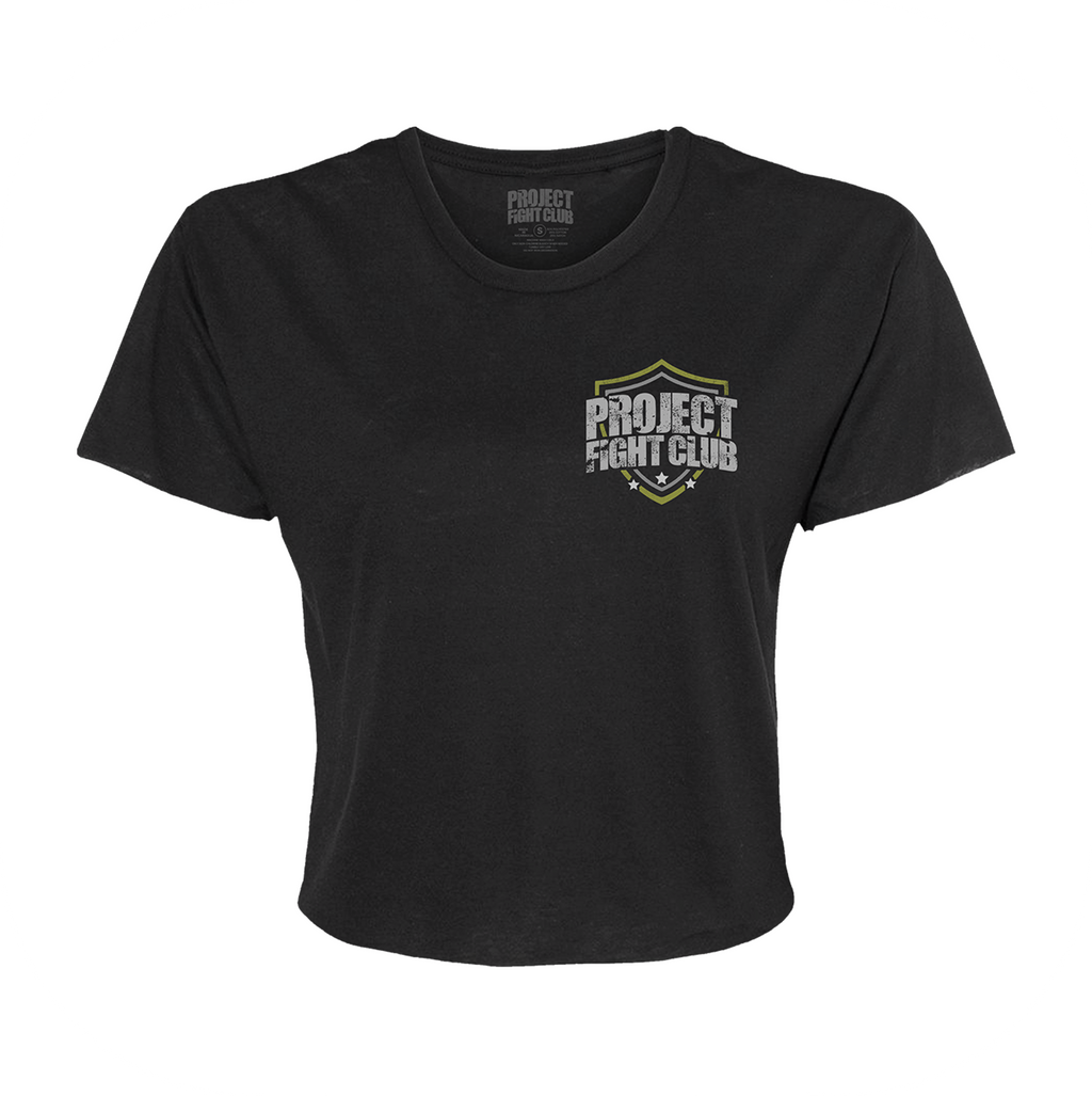 WOMENS GREY CROPPED TEE #3 - SPREAD CHRISTIANITY