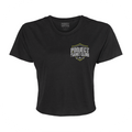 WOMENS GREY CROPPED TEE #3 - SPREAD CHRISTIANITY