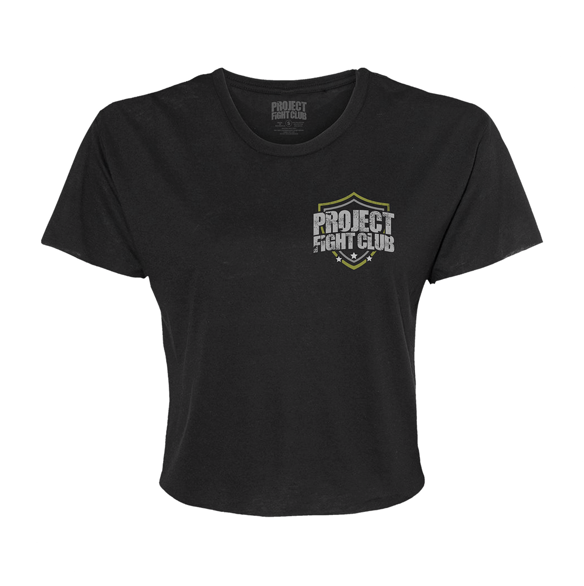 WOMENS GREY CROPPED TEE #3 - SPREAD CHRISTIANITY