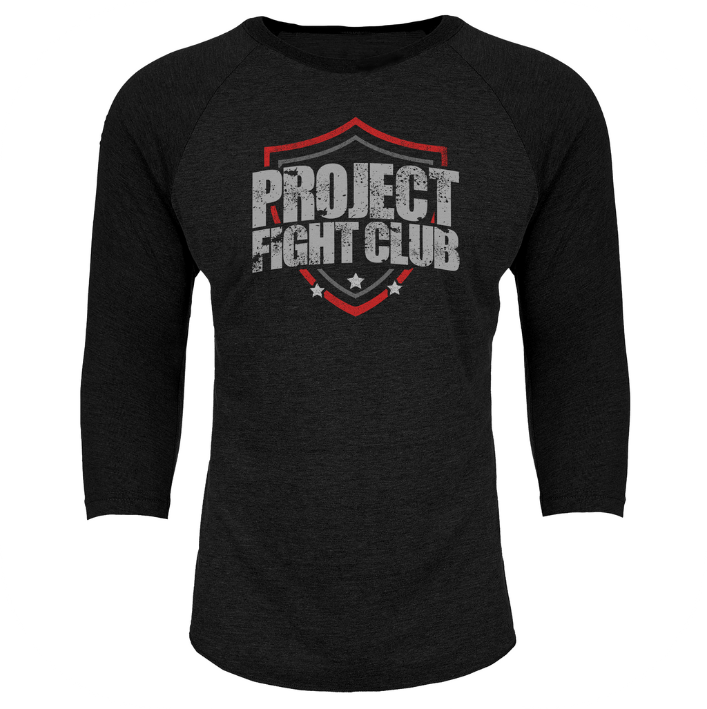 BLACK BASEBALL TEE #2 - HONOR FIREFIGHTERS & EMTs